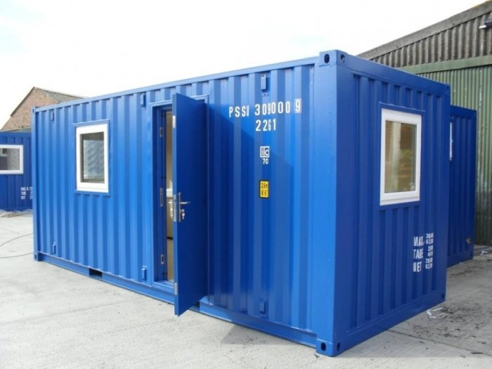 Container văn phòng 20 Feet xanh dương